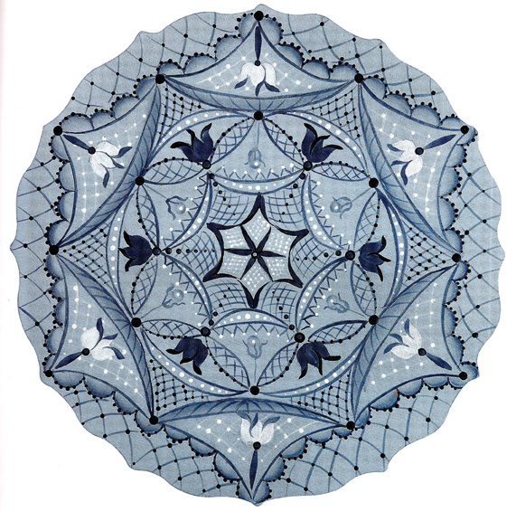 5.Beginner's guide to Lace painting by Patricia Rawlinson