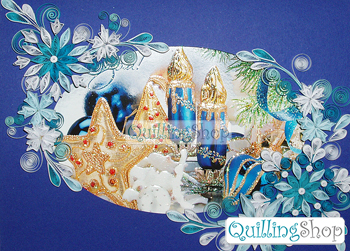 QuillingShop.ru: Квиллинг зимняя открытка, открытка Новый год, открытки в стиле квиллинг, рождественская открытка, рождество - легко сделать своими руками. Квиллинг открытки - это незабываемый подарок