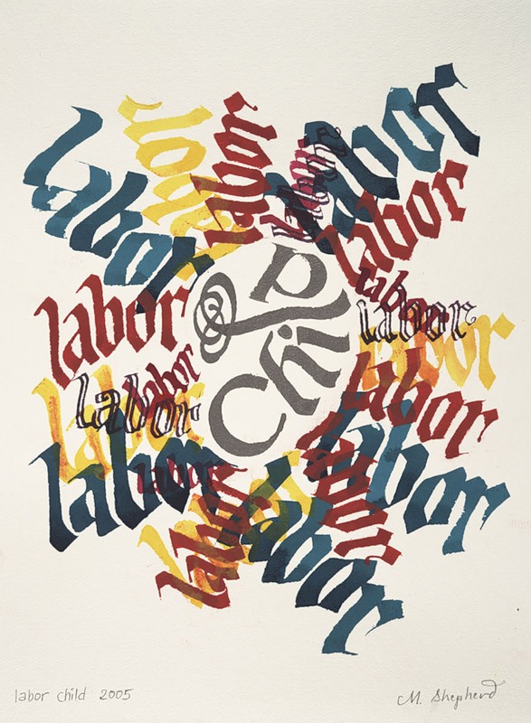 Calligraphy Art by Margaret Shepherd