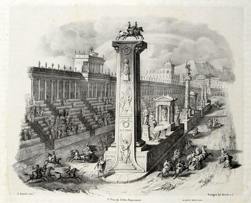 Алфавит Antonio Basoli 'Alfabeto Pittorico',1839,25 букв