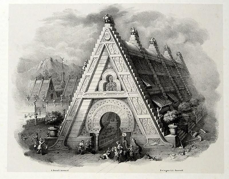 Алфавит Antonio Basoli 'Alfabeto Pittorico',1839,25 букв