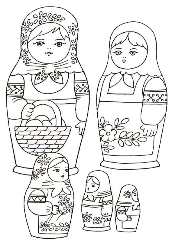 Matreshki_raskraska